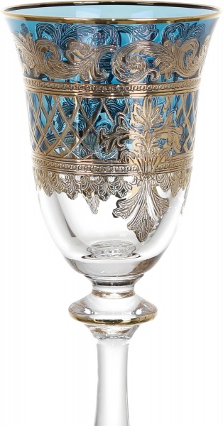 Набір чарок для лікеру Blue and Gold 60 мл 6 шт. Combi 