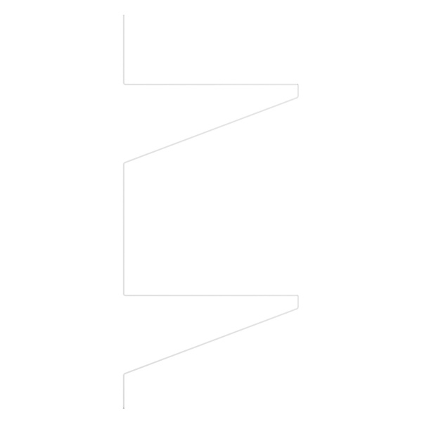 Кронштейн для полок Valore Треугольник двойной Loft SW-DT-28