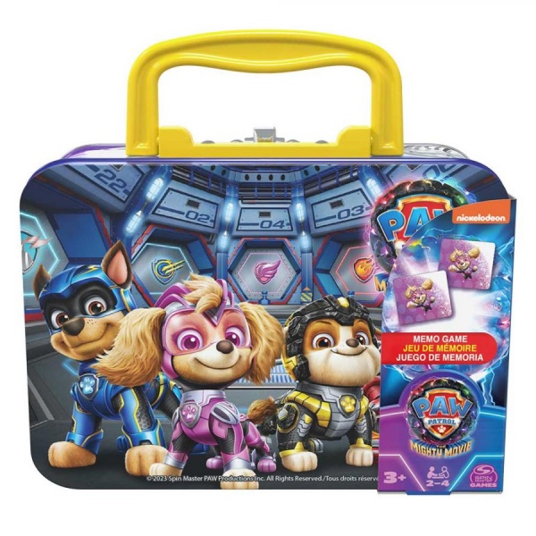 Гра настільна Spin Master меморі Цуценячий патруль у кіно 2 (у жерстяній коробці) SM98277/6067928