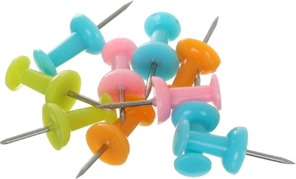 Кнопки-цвяшки Nota Bene кольорові 60 шт. 