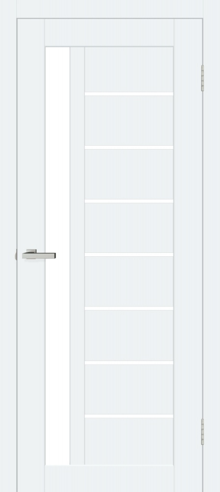 Дверное полотно ОМиС deco 09 ПО ПО 600 мм белый эмалекс