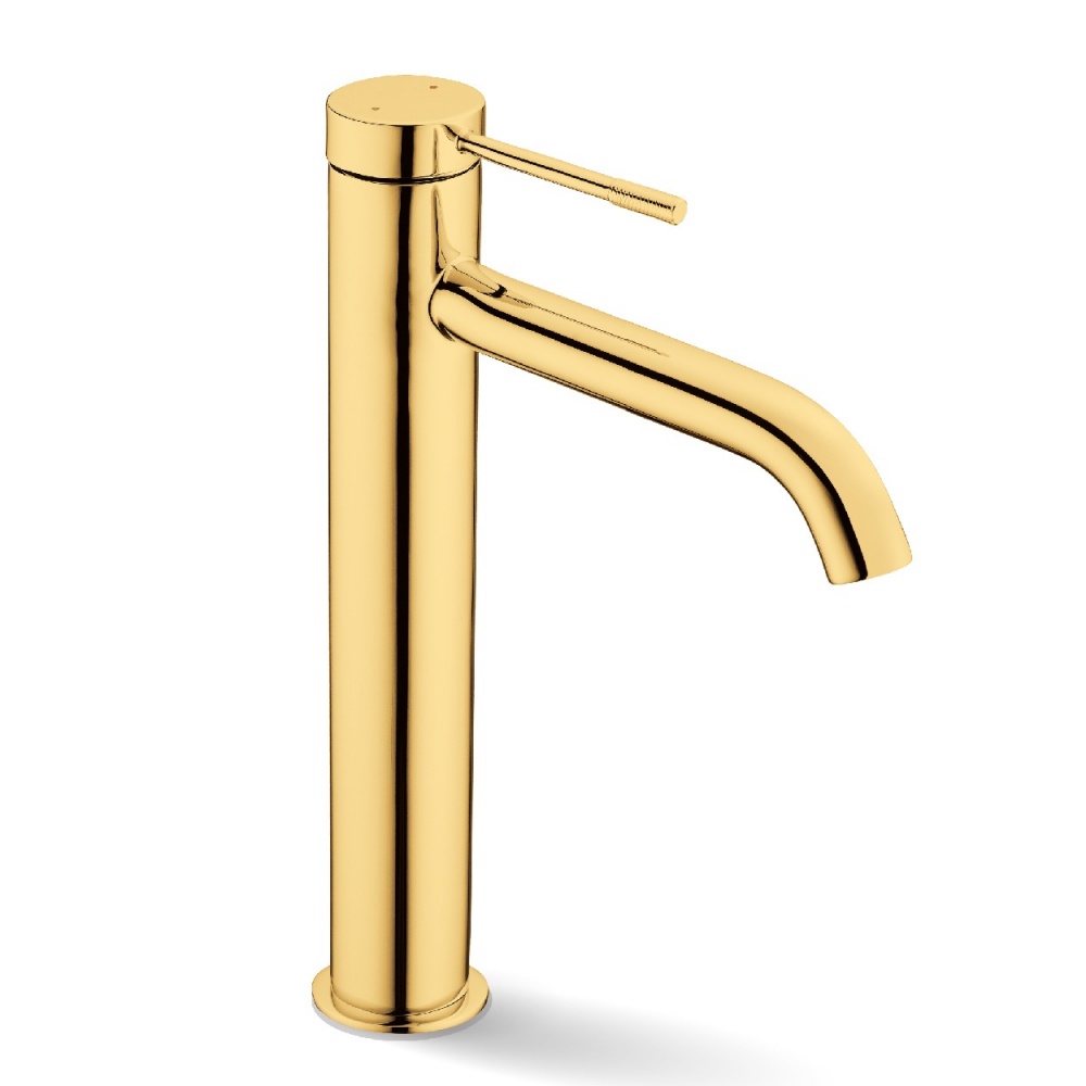 Змішувач для умивальника FADO S.r.l MIX07044G високий матовий золотий