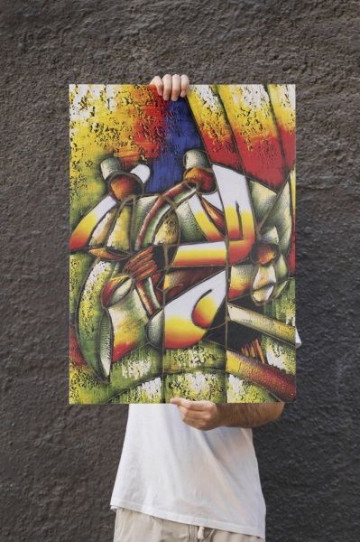 Картина Абстракция цветная 560х800 Posterclub 