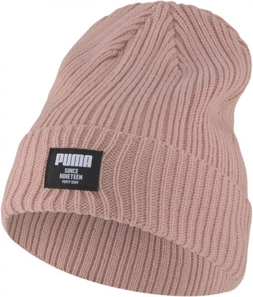 Шапка Puma Ribbed Classic Beanie 02283103 UNI розовый