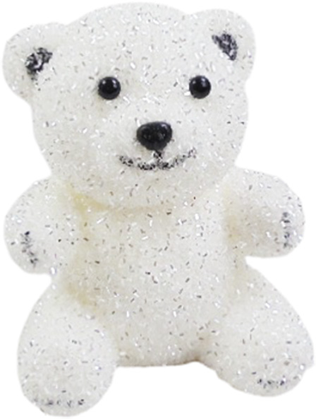 Фигурка декоративная Мишка блестящий сидячий RS1D2241-18CM 18 см 