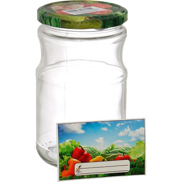 Банка для консервування 720 мл кругла з кришкою ТО 
