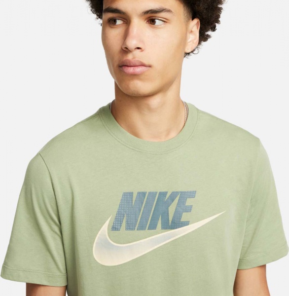 Футболка Nike M NSW TEE 12MO FUTURA DZ5171-386 р.S зелений