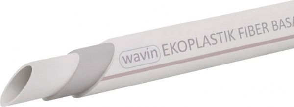 Труба Wavin Ekoplastik Fiber Basalt Plus 32 white