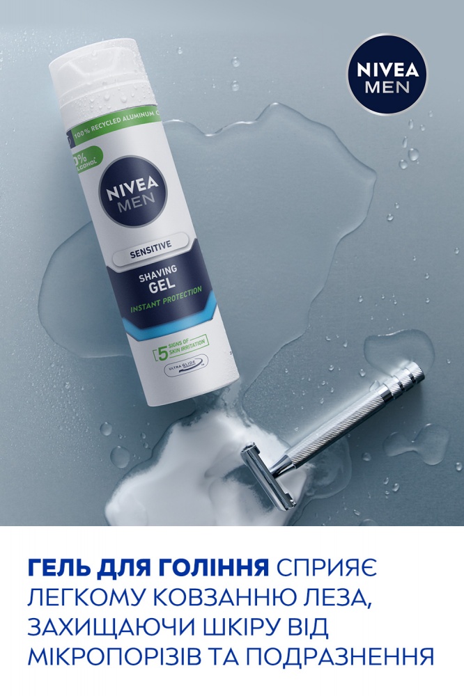 Набор для мужчин Nivea MEN SENSITIVE CARE 2024 с косметичкой