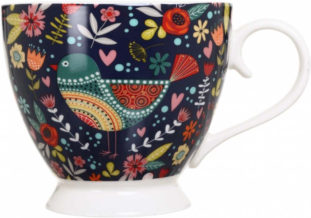 Набір чашок Fiora Blooming Birds 445 мл 2 шт.