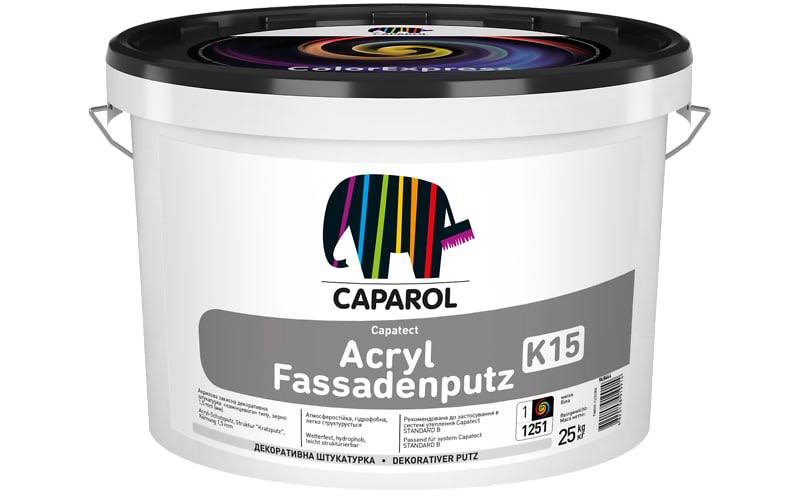 Структурна штукатурка баранець Caparol Capatect Acryl Fassadenputz 25 кг — фото 1
