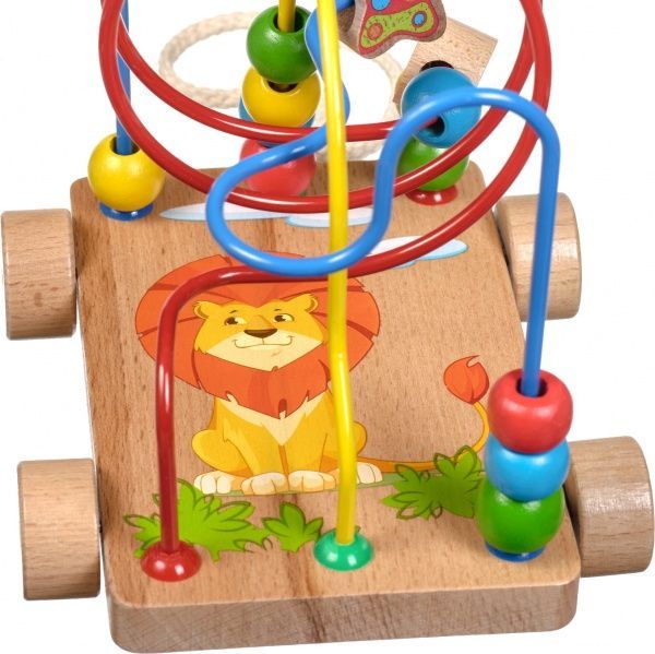 Лабіринт-каталка Іграшки з дерева Левеня