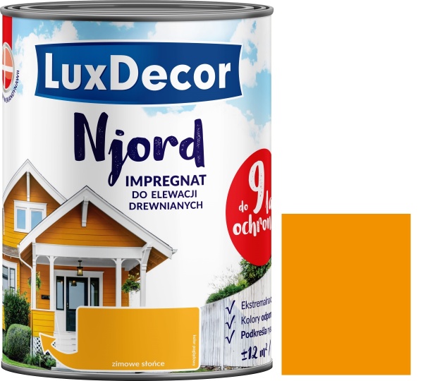 Імпрегнат LuxDecor Njord Рідка лава мат 5 л 5,2 кг