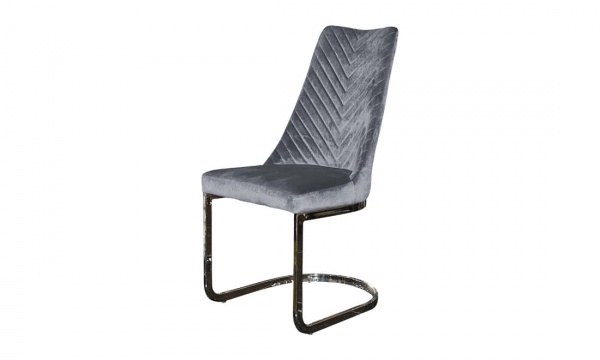 Стул обеденный Прайм X-928 480х635х980 мм хром/серый