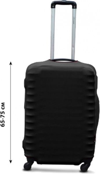 Чохол для валізи Coverbag дайвінг L чорний 