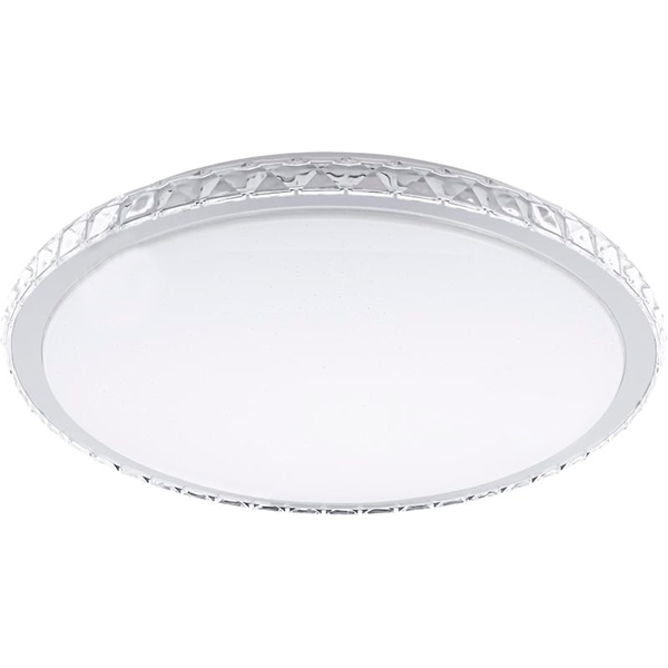 Светильник светодиодный Hopfen Siyanie с пультом ДУ 70 Вт белый/хром 3000-6500 К 