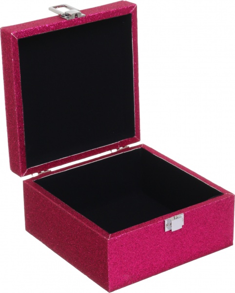 Сундук Шик 16х16х8 см розовая