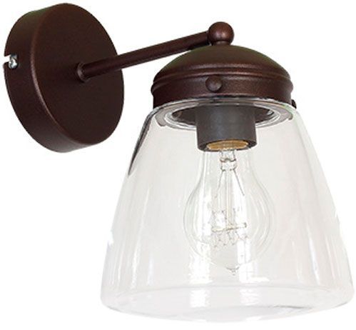 Бра LUMINEX Craig 1x60 Вт E27 черный 5054 