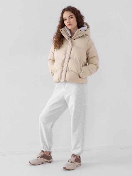 Пуховик 4F D4Z21-KUDP203-83S р.XS бежевий