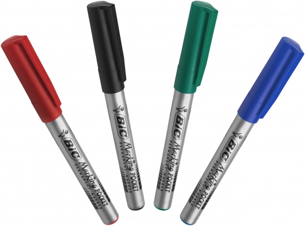 Маркер перманентний BIC Pastel 1,6-3,3 мм 4 шт. 