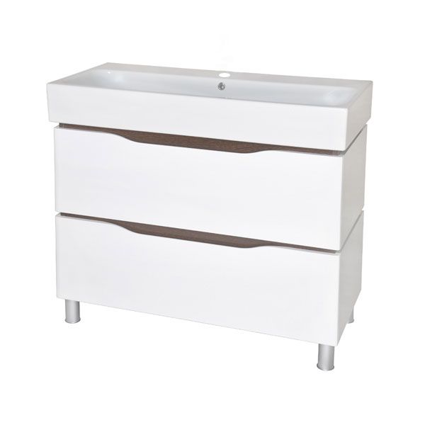 Тумба напольная Aqua Rodos Венеция 100 с умывальником венге