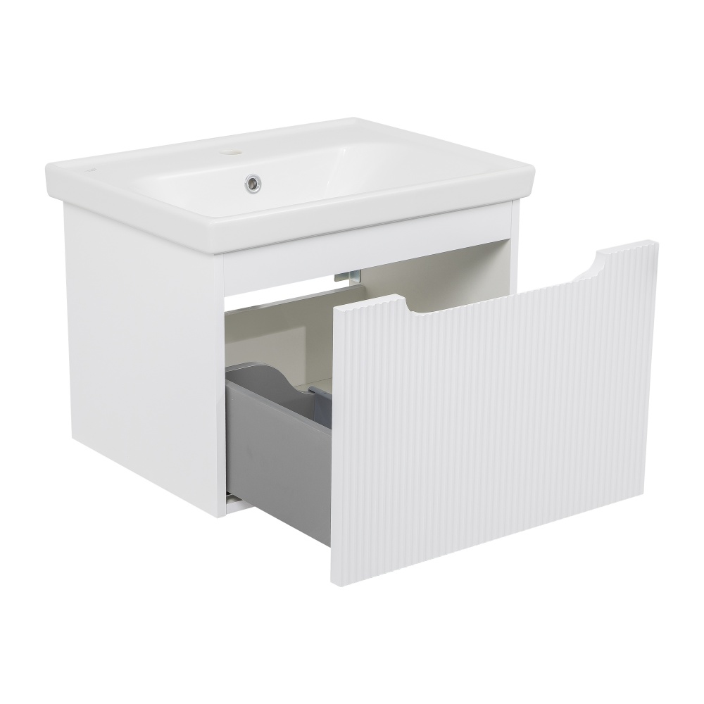 Тумба підвісна Aqua Rodos МОДЕНА з умивальниколм Frame 60 см