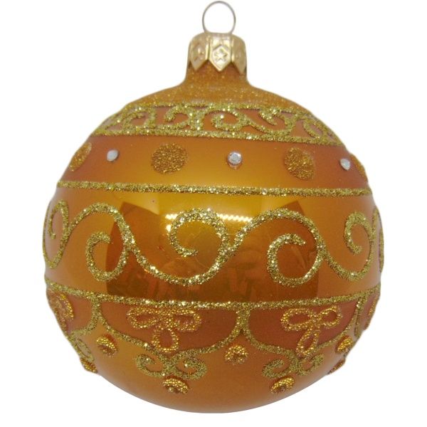 Шар новогодний d80 AX13 7414 