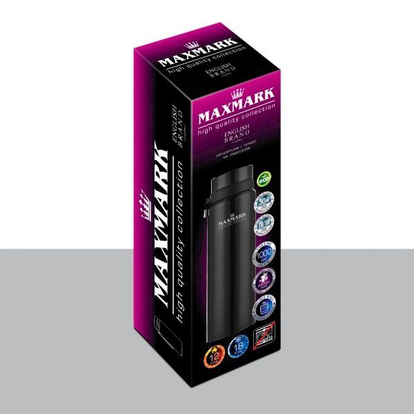 Термос Modern 750 мл черный MK-TRM8750BK Maxmark