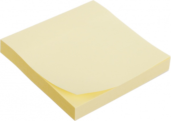 Папір для нотаток 76х76 мм з липким шаром колір в асортименті UP! (Underprice)