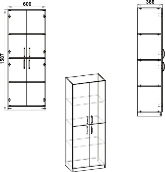 Шафа Компаніт КШ-12 дуб сонома 