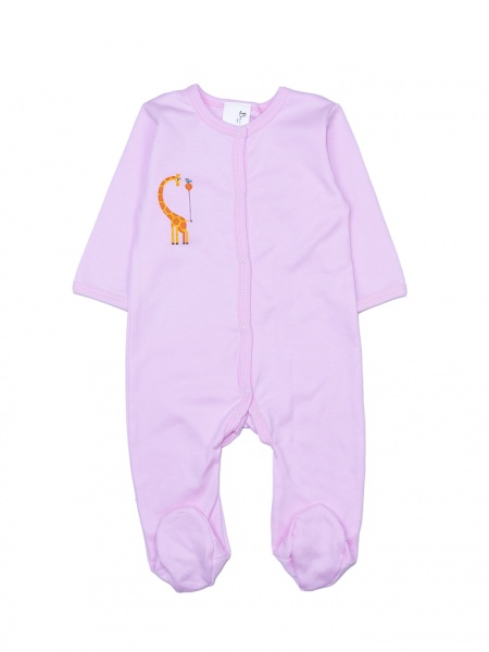 Комбинезон для девочки Bambinelli Жираф с шариком р.74 розовый 