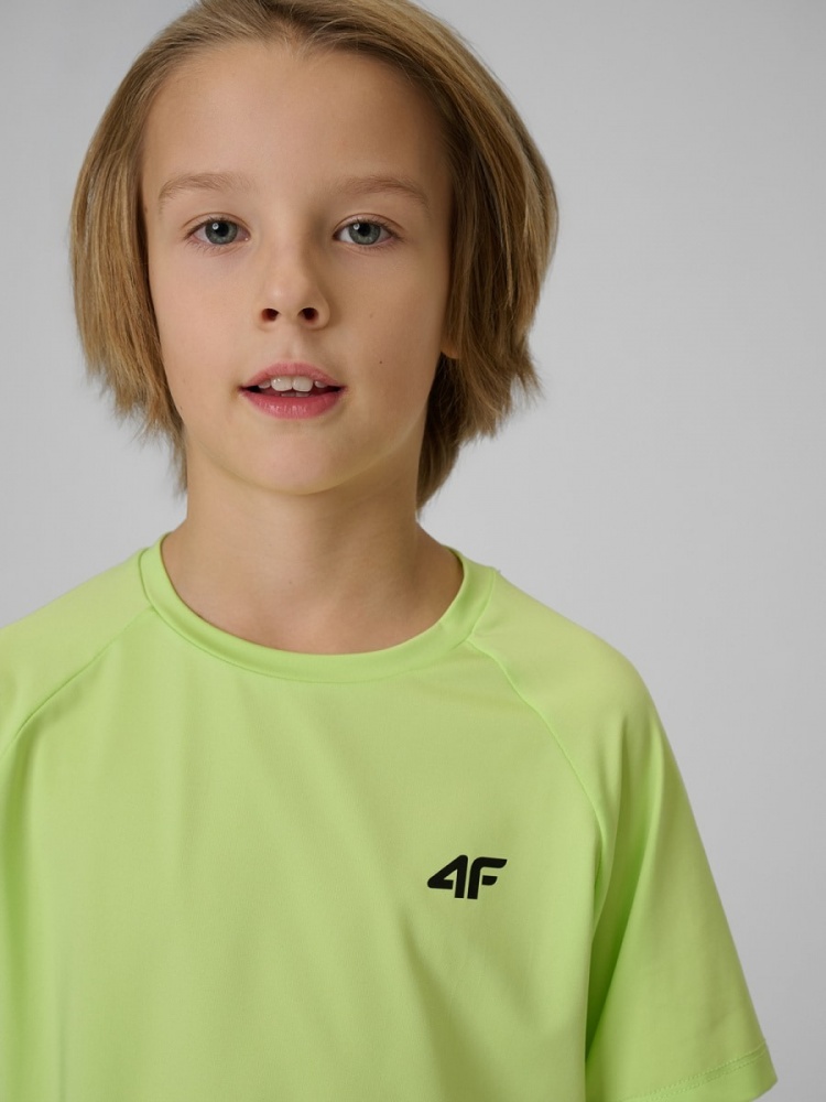 Футболка 4F 4FJWSS26TFTSM1971-45S р.134-140 зеленый