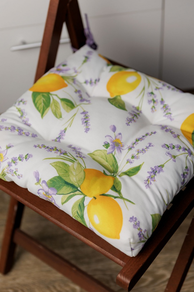Подушка на стілець Lemons & Lavender 40х40 La Nuit