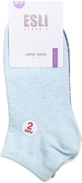 Комплект носков ESLI CLASSIC 2 пари 14С-116СПЕ 802 р. 23 бирюзовый 2 шт. 