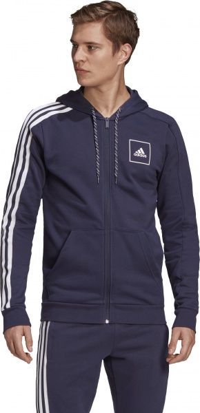 Джемпер Adidas M 3S Tape FZ FR7212 р. M синій