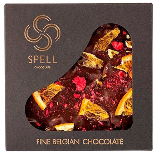 Шоколад Spell з апельсином і малиною