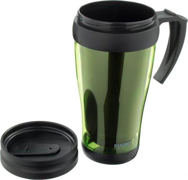 Термочашка Slim 400 мл зеленая 48TRPP01G Banquet