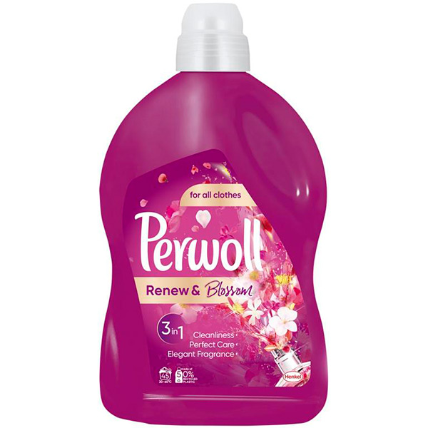 Гель для машинной и ручной стирки Perwoll Восстановление и аромат 2,7 л 1 шт.