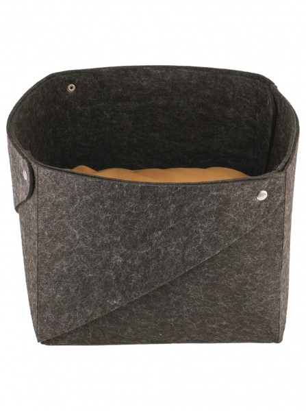 Лежак FX home фетровый Куб с подушкой FX home 34Х34Х27 см