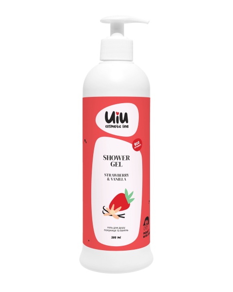 Гель для душа UIU Клубника & Ваниль 300 мл