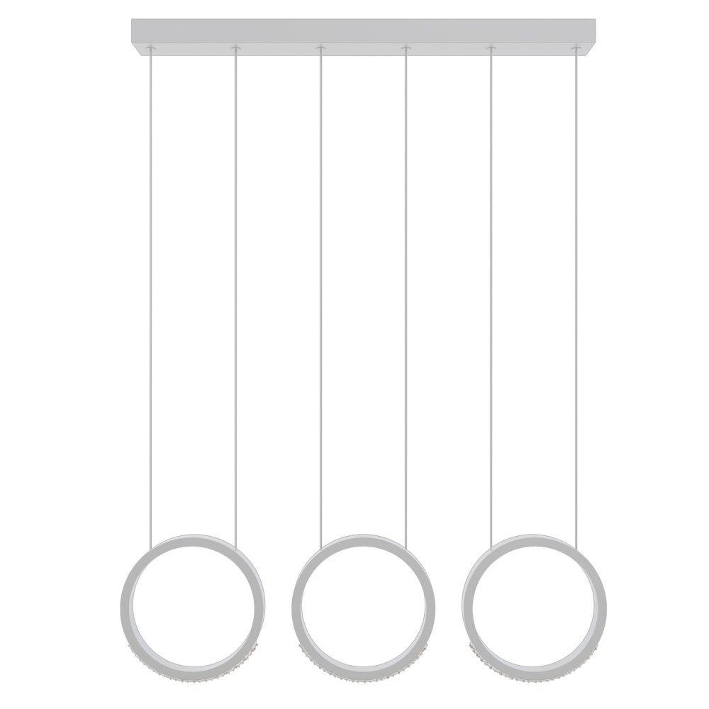 Люстра підвісна Victoria Lighting 20 Вт білий Toffee/SP3 white