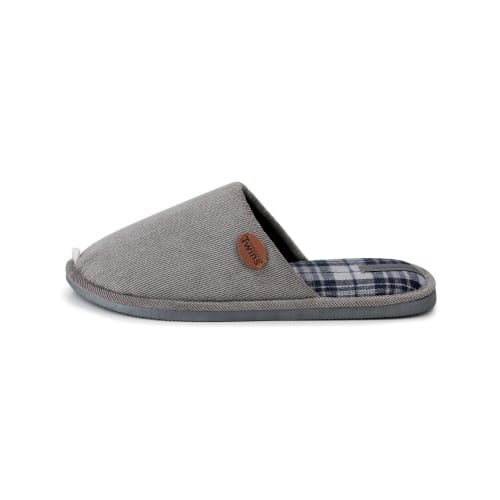 Капці домашні Twins вельвет/клітинка р.40/41 сірий