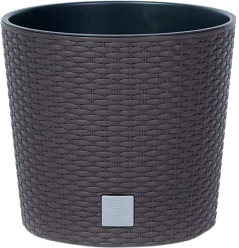 Горщик пластиковий Prosperplast Rato Round 30 см круглий 15л коричневий 