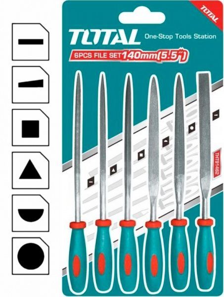 Набір надфілів Total 140 мм. (5,5