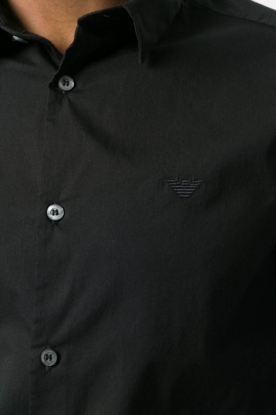 Сорочка Emporio Armani CAMICIA UOMO / MAN SHIRT 8N1C091N06Z-0999 р. 2XL чорний