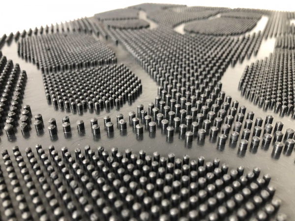 Коврик TEHNOGUMA Следы 40x60x0,6 см