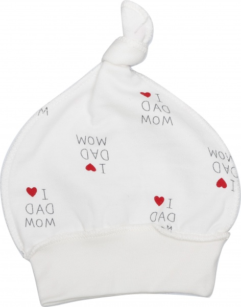 Шапочка Фламінго р.62 молочний 557-008