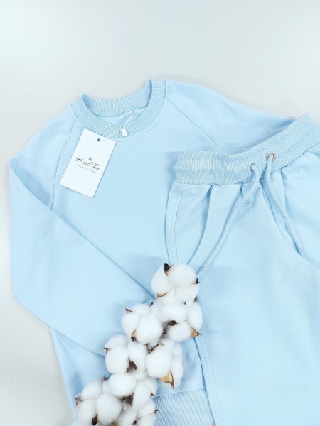 Спортивний костюм KrisTan р.146 блакитний 