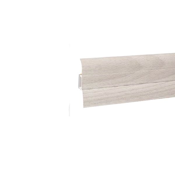 Плинтус Perfecta 23x62x2500 мм Ясень серый