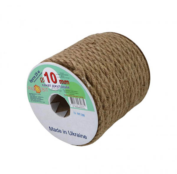 Канат джутовий 39 ктекс 10 мм
